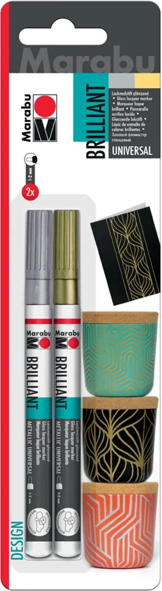 Marabu Brillante Verf Markers Basic