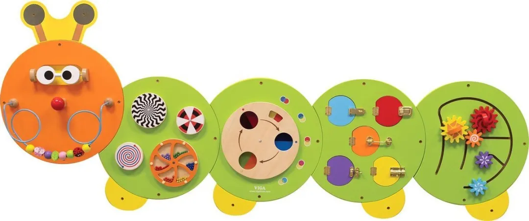 Vigatoys Houten Wandspeelbord Rups