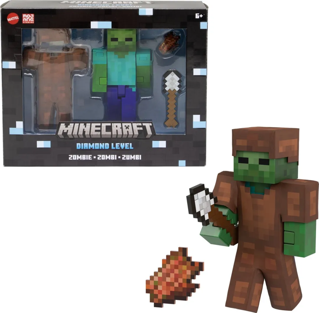 Minecraft Diamond Level Zombie - HTM05 - Meerkleurig