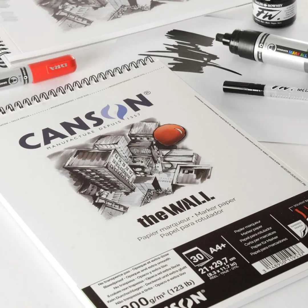 Canson Tekenblok The WALL A3 200g Wit
