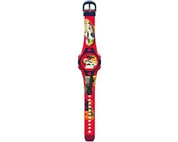 Hot Wheels Walkie Talkies & Digitaal Horloge - 3-delig Rood/Blauw