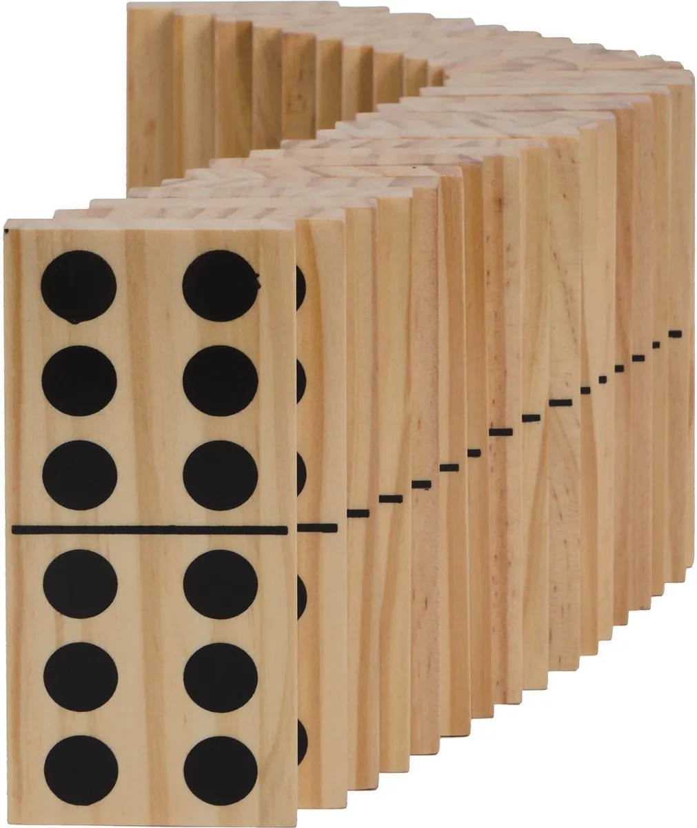 Schildkröt Domino Houten Spel 970314 - 1 Stuk