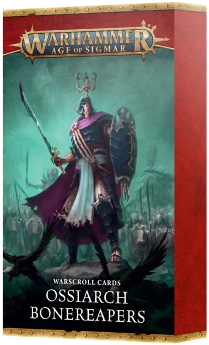 Games Workshop Ossiarch Bonereapers Warscroll Cards