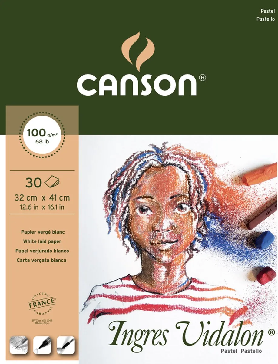 Canson Ingres Vidalon Tekenpapierblok 240x320mm