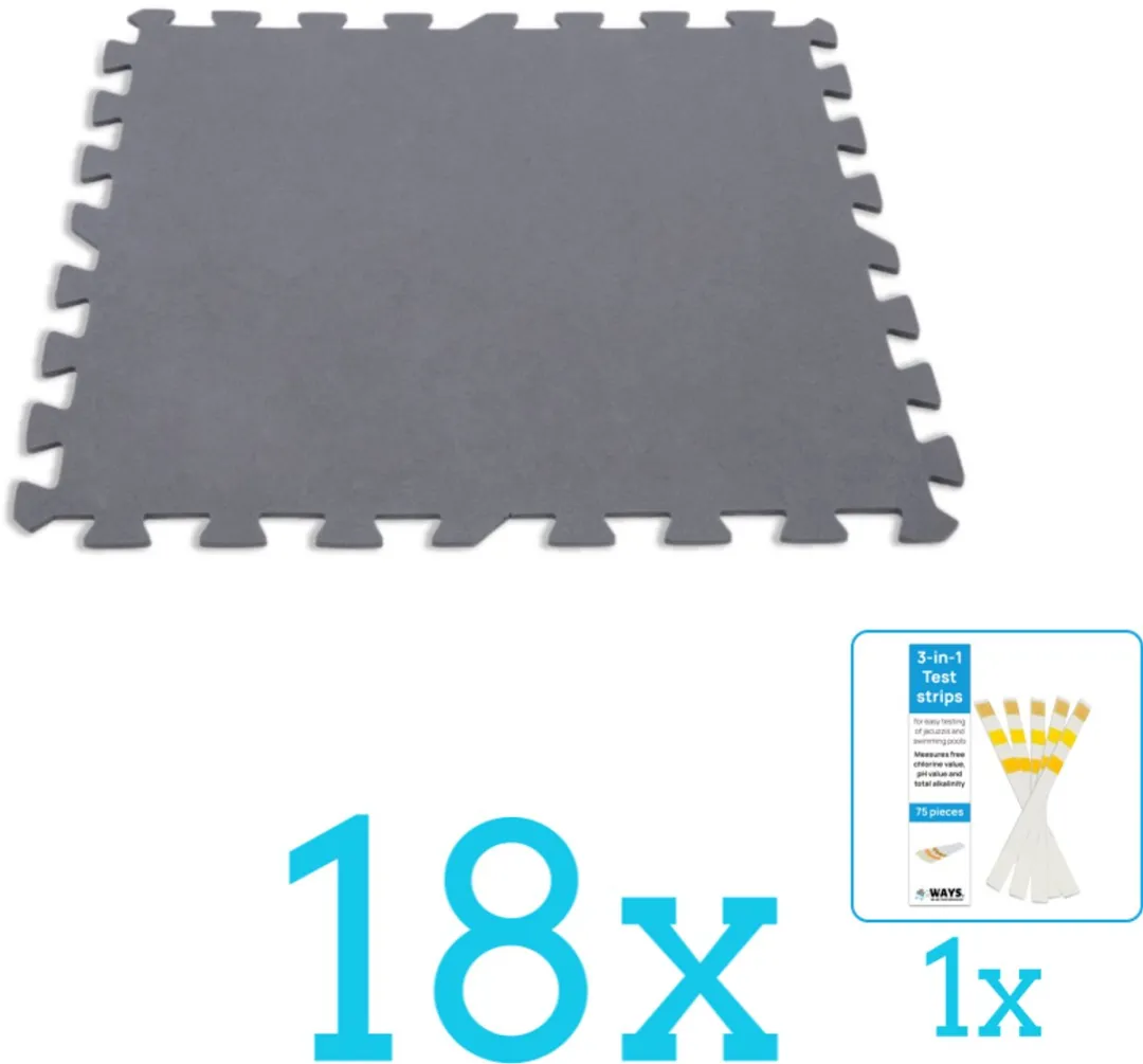 Intex Zwembadtegels 50x50cm 19-delig