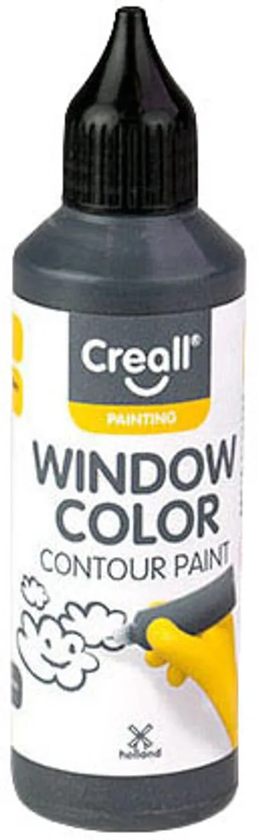 Creall Glas Verf Contour 80ml - Lood