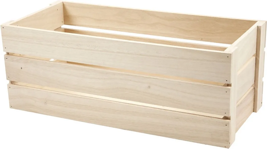 Creativ Company Creotime Appelkistje 45x20x17cm Blank