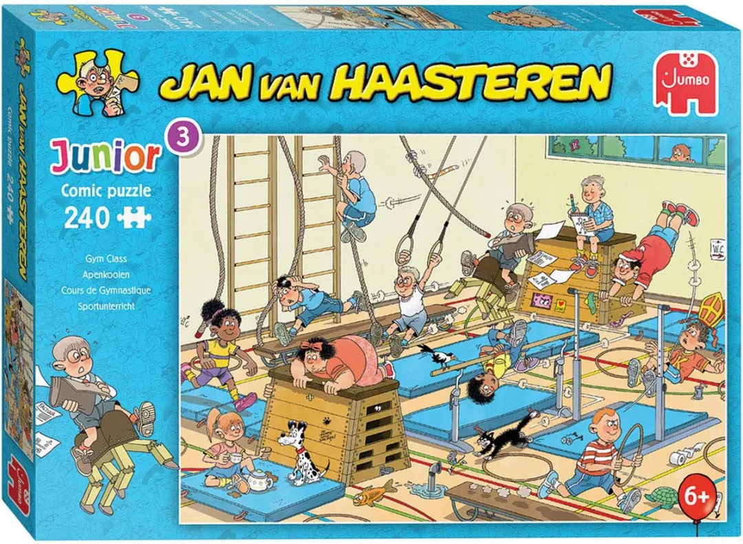 Jan van Haasteren Junior Apenkooien Kinderpuzzel 240 Stuks