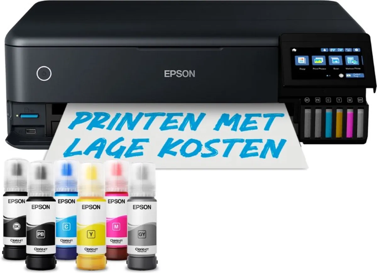 Epson EcoTank ET-8550 A3+ All-in-One Inkttank Printer - 6 Kleuren - Zwart