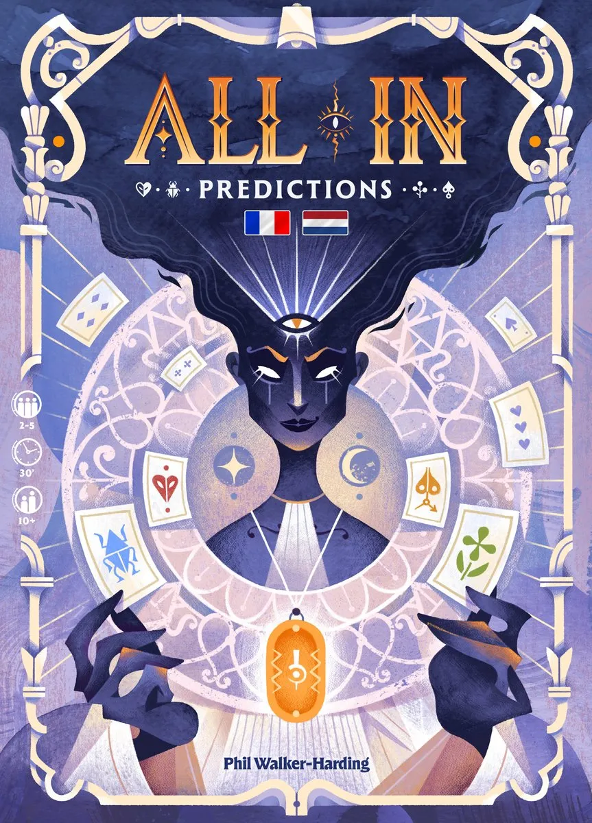 Asmodee All In! Predictions Kaartspel - 2-6 Spelers - Rood