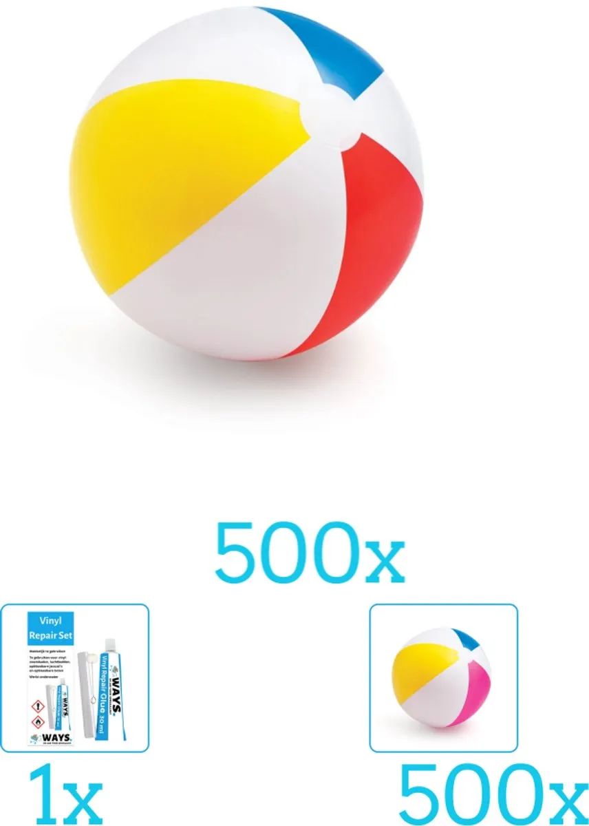 Intex Opblaasbare Strandbal Glossy 51cm