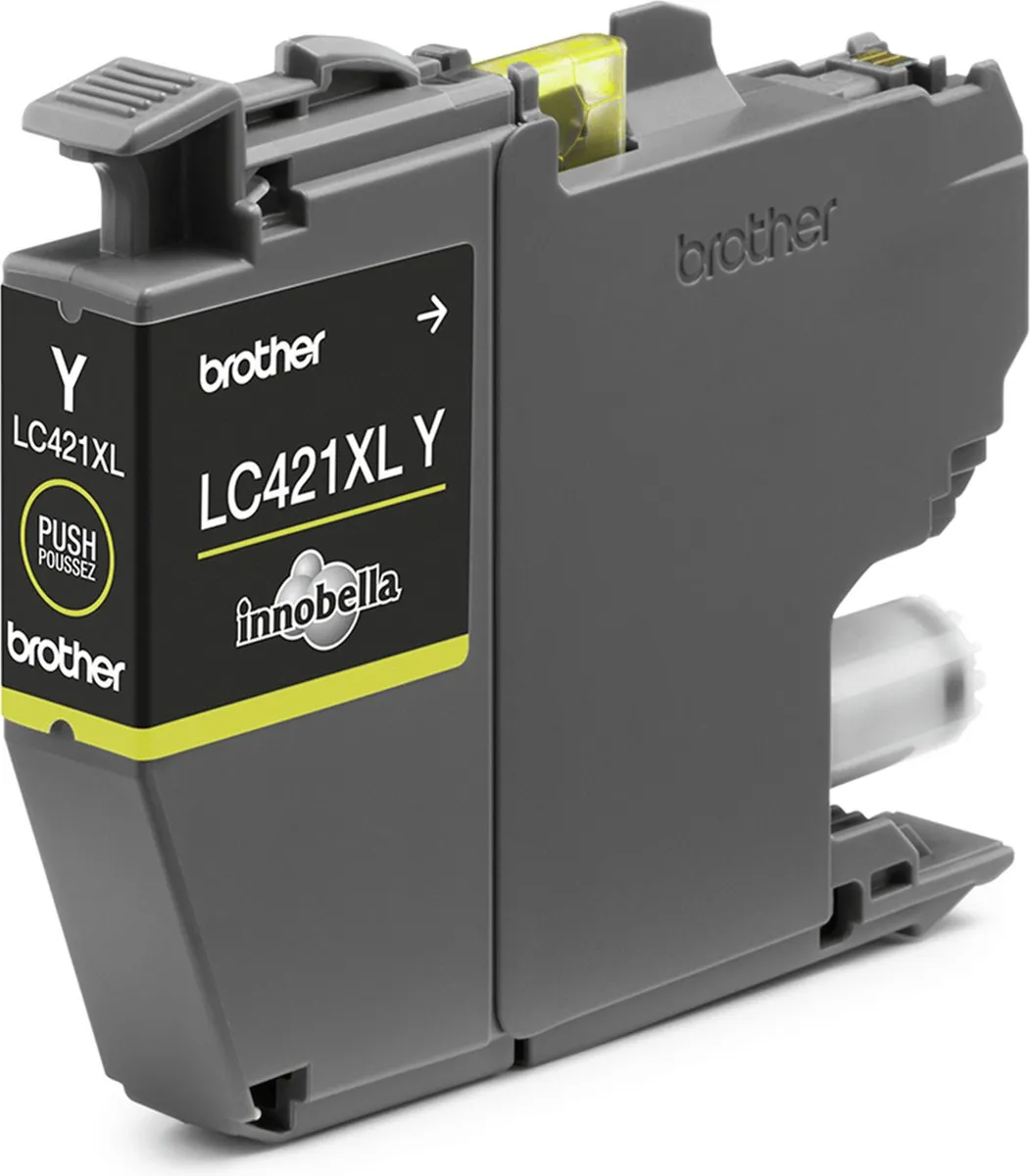 Brother LC-421XLY Cartridge - Geel - 500 pagina's