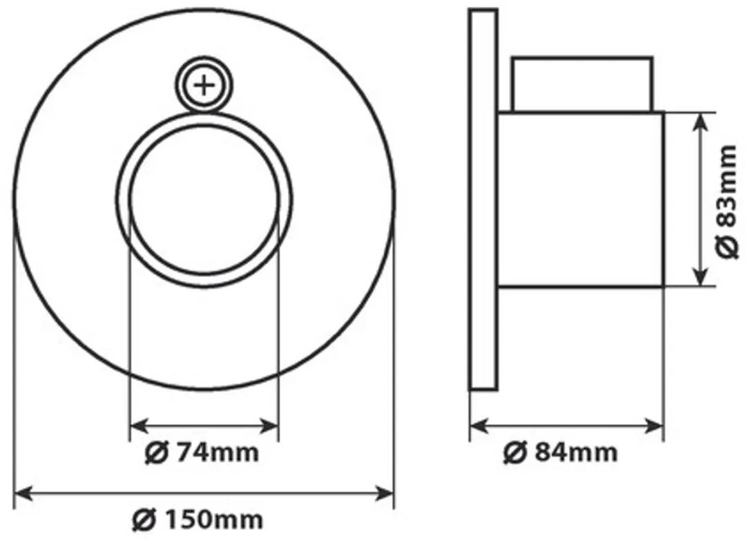 Lampa Universeel Kingpinslot 13mm - Oranje