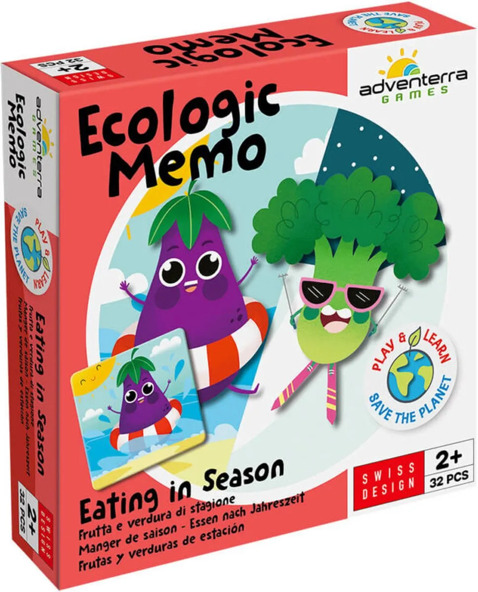 Adventerra Games Ecologic Memo Seizoensgroenten en Fruit 440ELMFV03