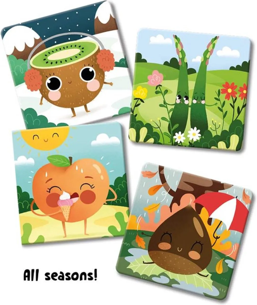 Adventerra Games Ecologic Memo Seizoensgroenten en Fruit 440ELMFV03 - 2-4 Spelers