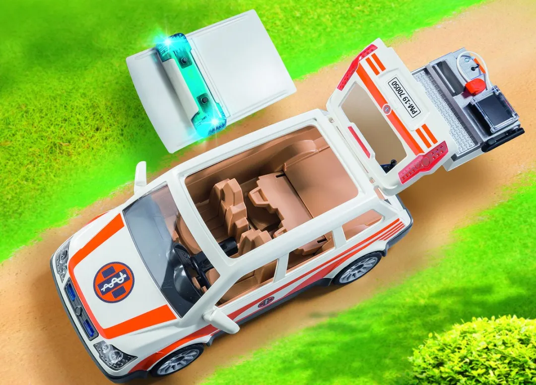 Playmobil City Life Mobiel Medisch Team 70050 - Multicolor