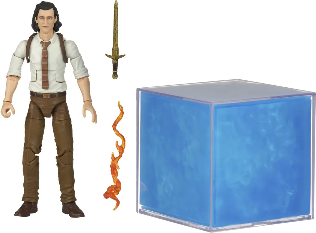 Marvel Legends Tesseract met Loki