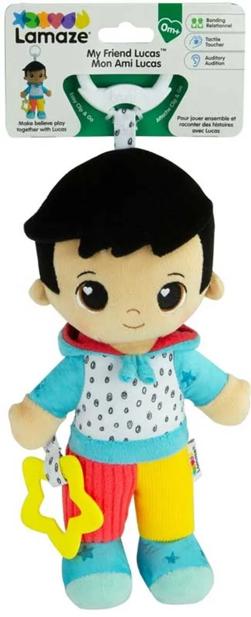 Tomy Lamaze My Friend Lucas Knuffelvriendje - Meerkleurig