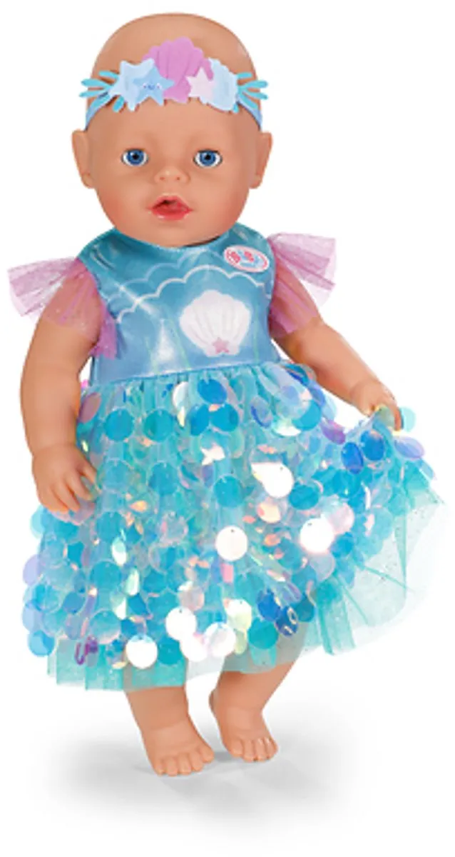 Baby Born Zeemeermin Poppenoutfit 43cm - Meerkleurig