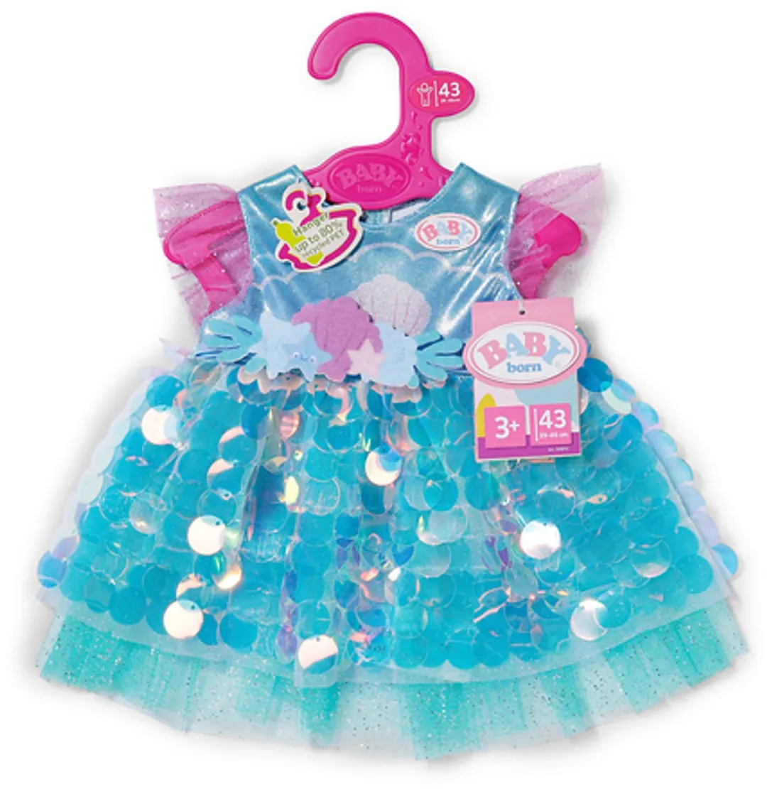 Baby Born Zeemeermin Poppenoutfit 43cm - Meerkleurig