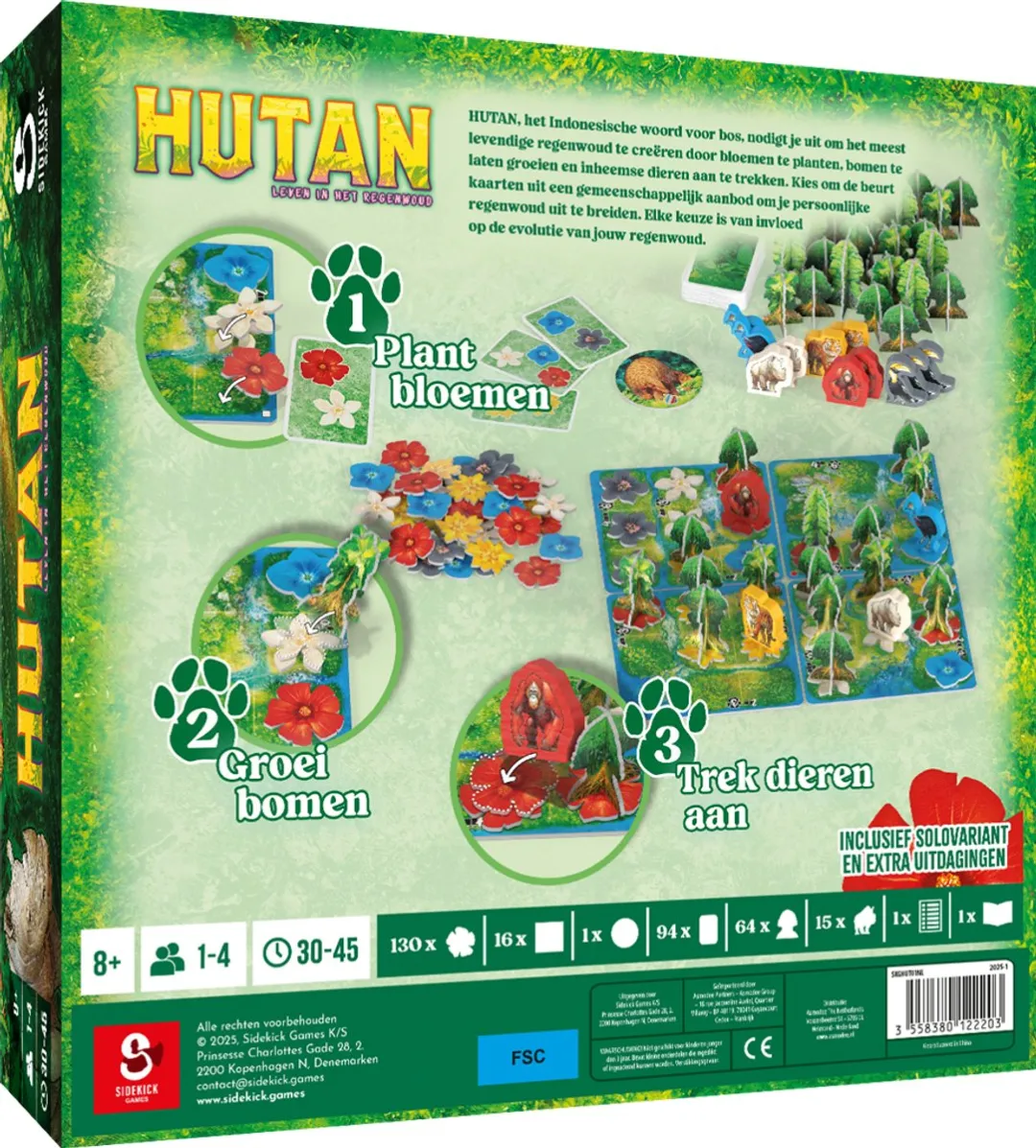 Asmodee Hutan - Familiespel 1-4 spelers - 8+ jaar