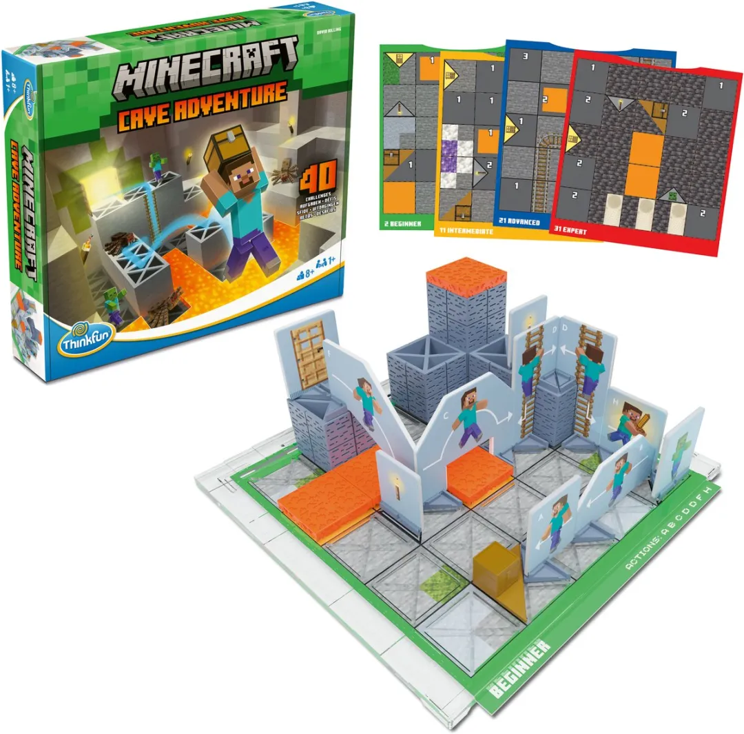 Ravensburger Minecraft Cave Adventure Logicaspel - 2-6 Spelers