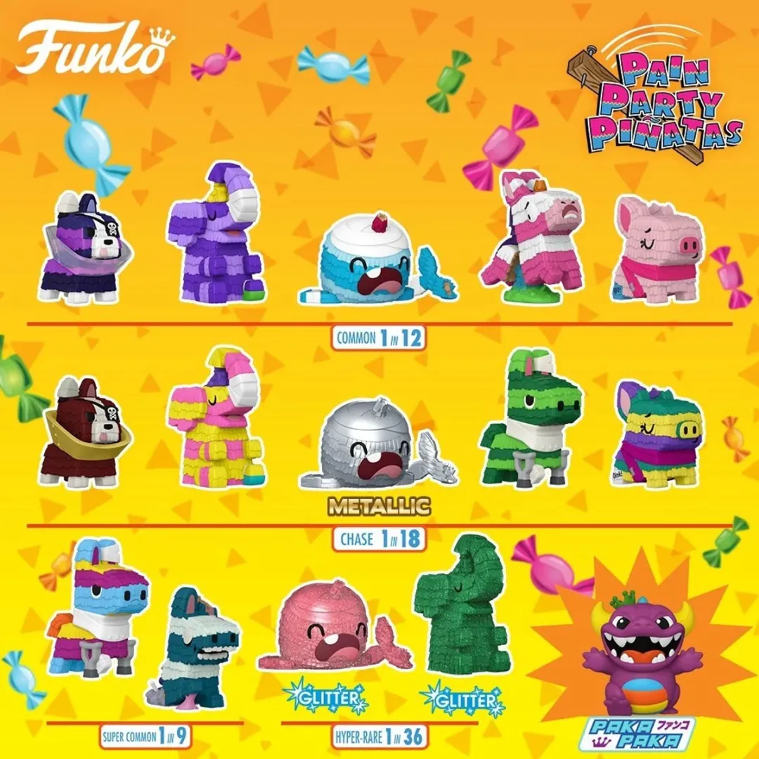 Funko Paka Paka Pain Party Piñata Blind Box - 4 Stuks