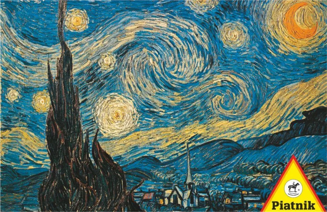 Piatnik De Sterrennacht Vincent van Gogh 1000 Stuks - Multicolor