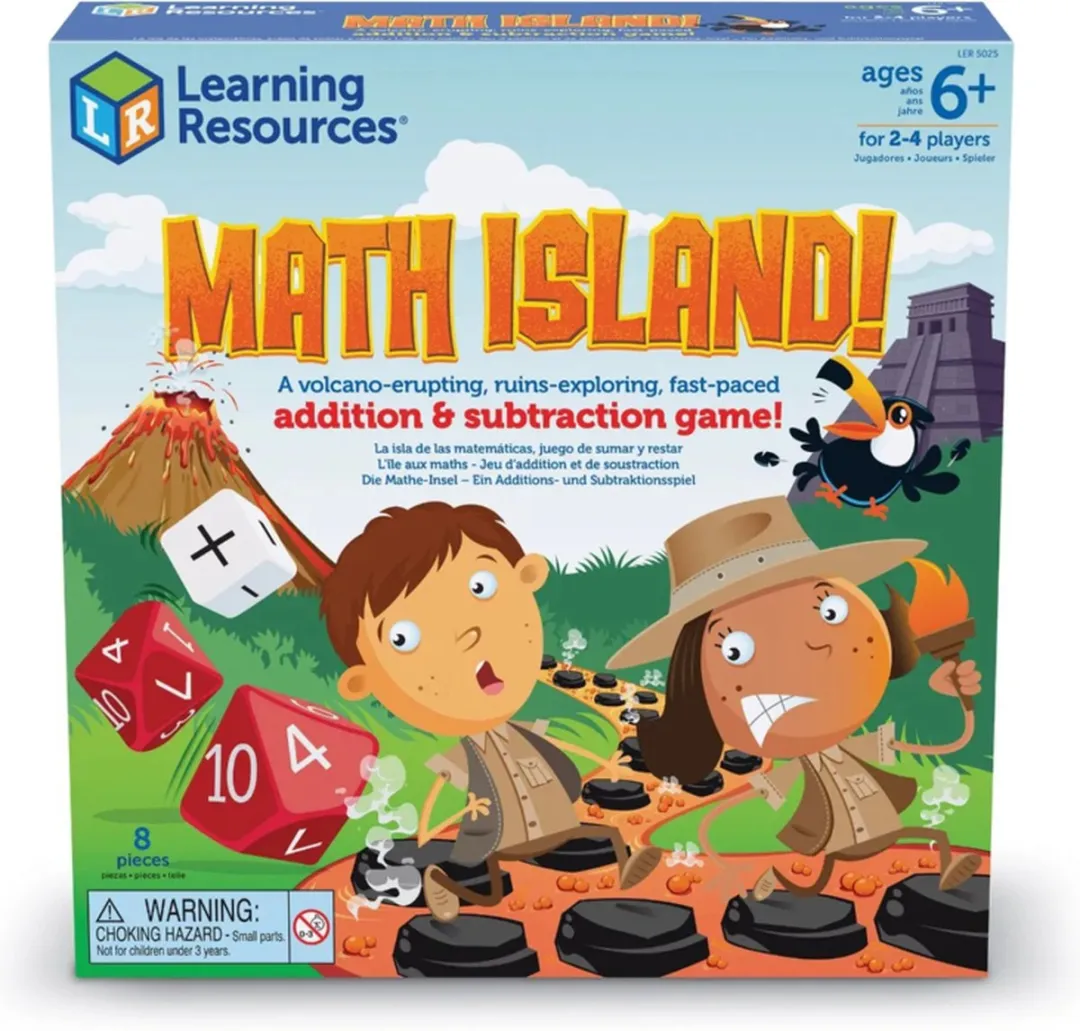 Learning Resources Math Island Rekenspel - 3 Dobbelstenen LER5025