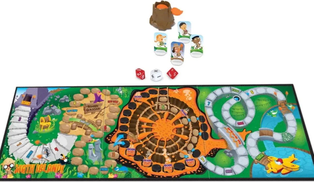 Learning Resources Math Island Rekenspel - 3 Dobbelstenen LER5025