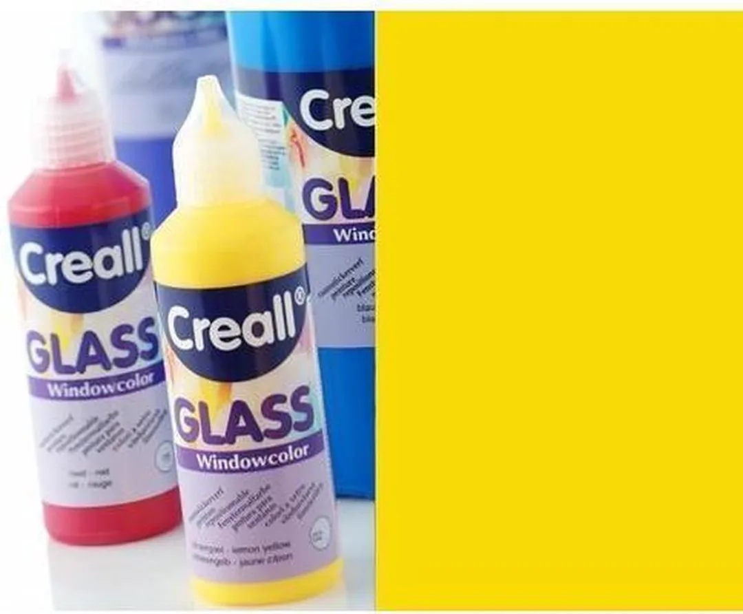 Creall Windowcolor Raamverf Donkergeel 80ml