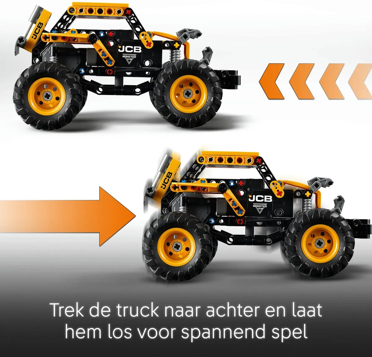 LEGO Technic Monster Jam DIGatron Pull-Back Truck 42199 - 218 Stukken - afbeelding 6 van 6