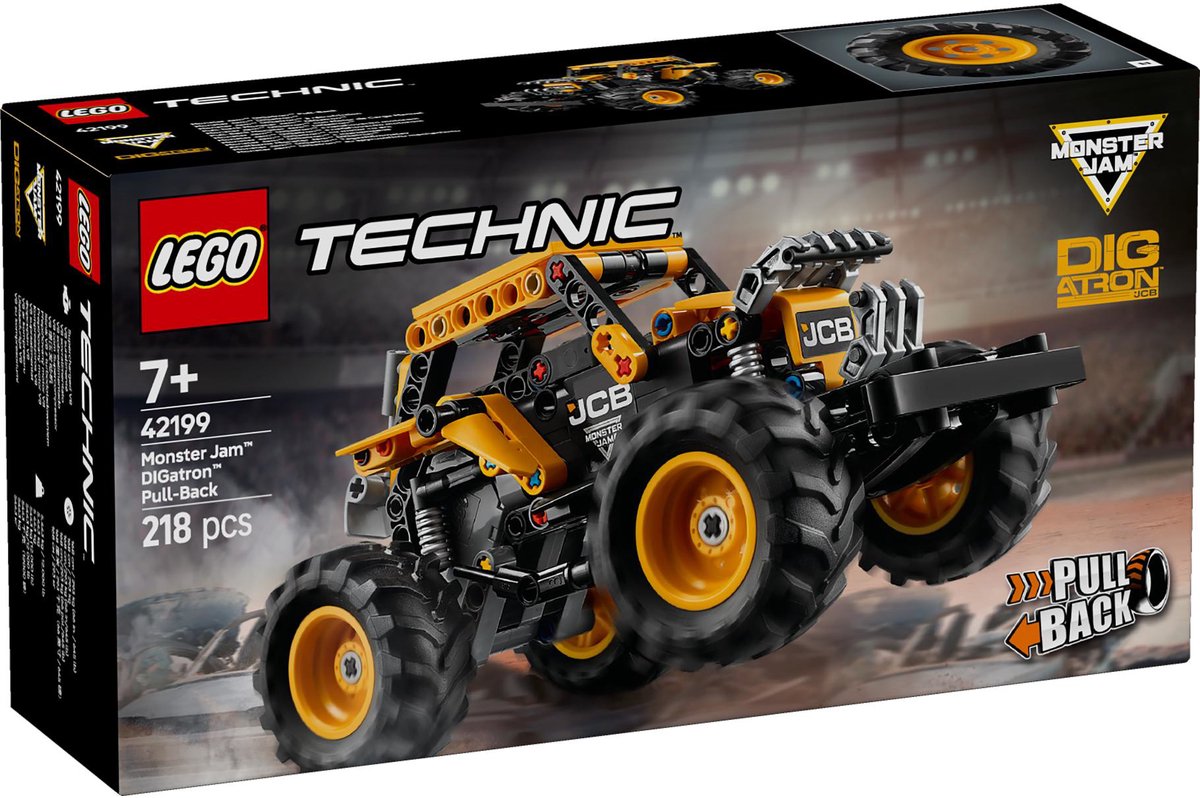 LEGO Technic Monster Jam™ DIGatron™ pull-back truck - 42199