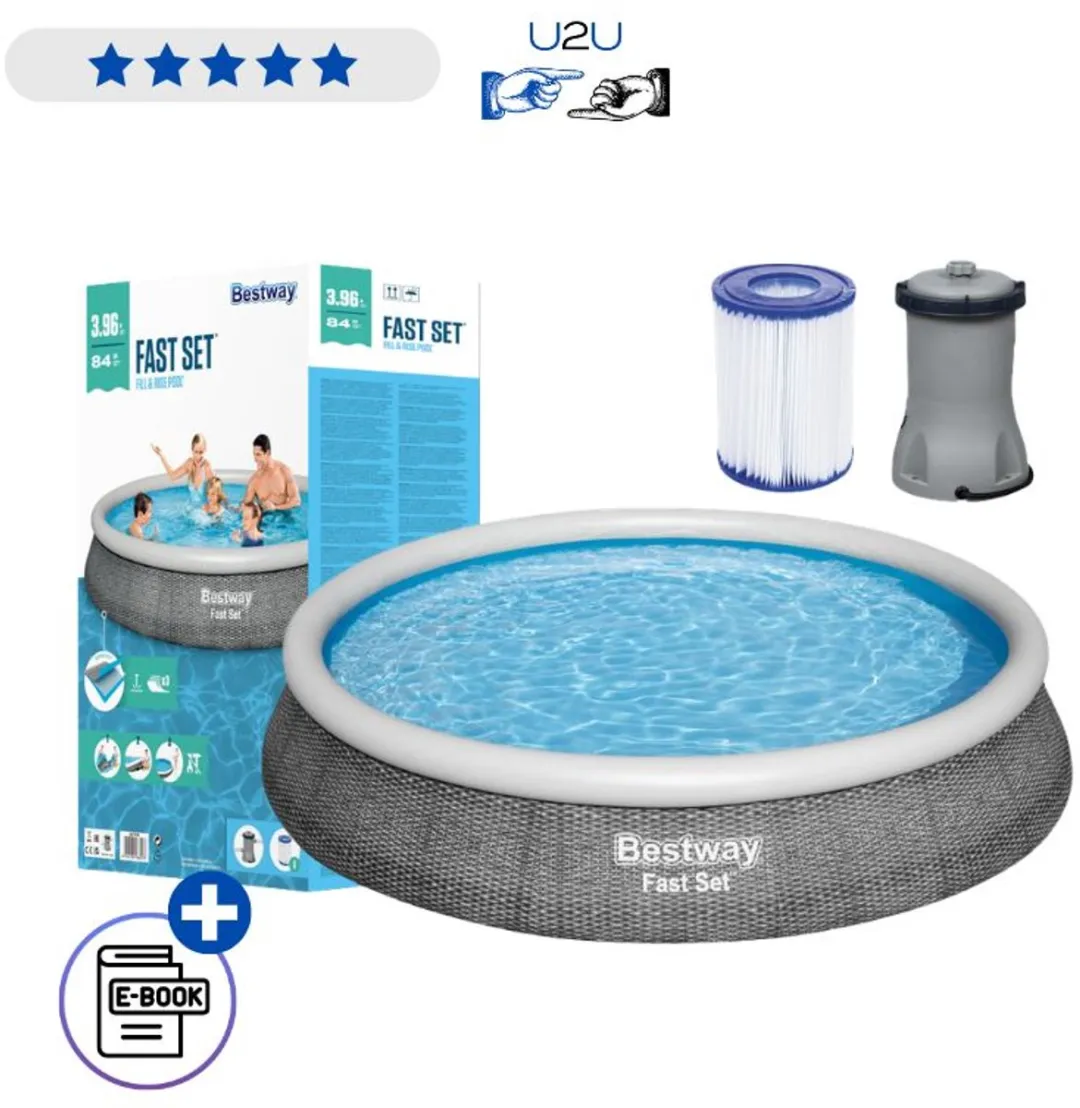 Bestway Opzetzwembad 396x84cm