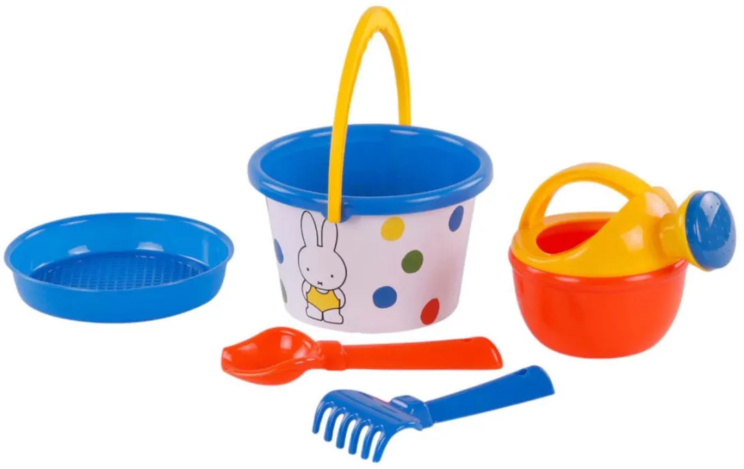 Rubo Toys Nijntje Strandset 9,5cm - 5-delig - Meerkleurig