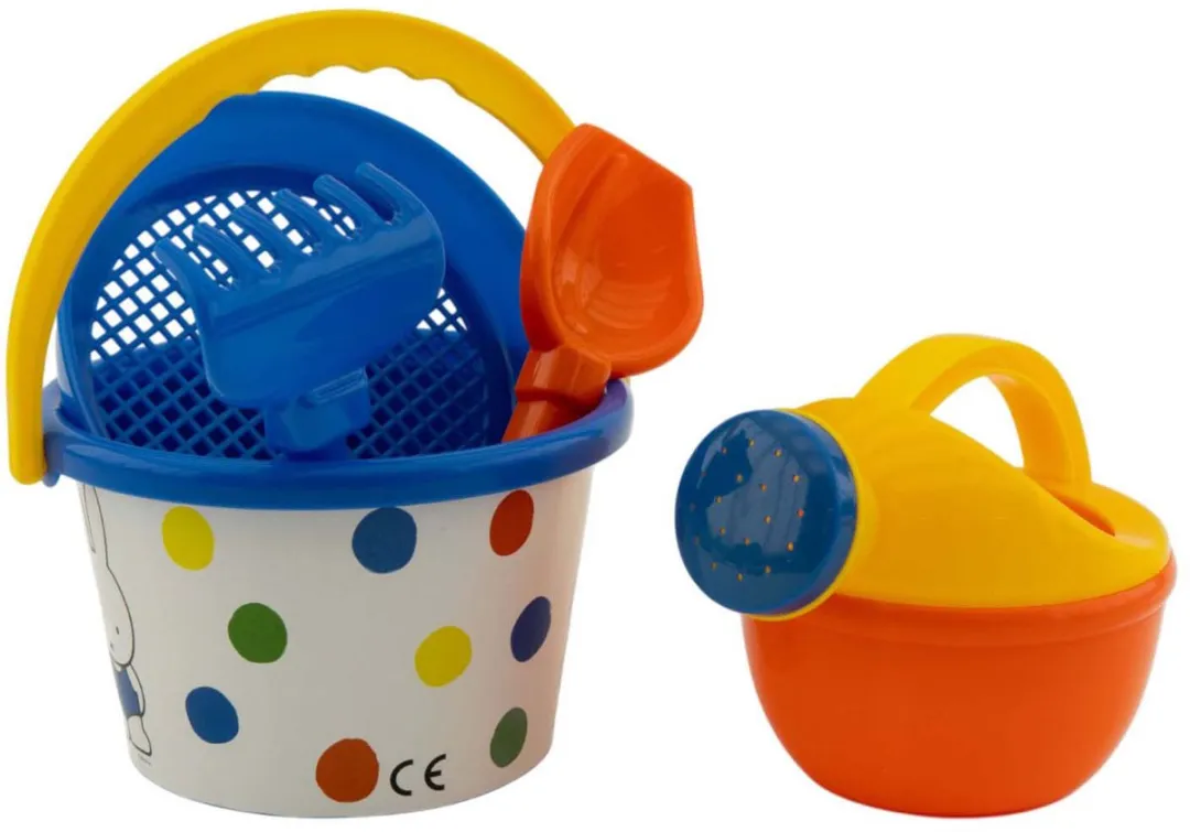 Rubo Toys Nijntje Strandset 9,5cm - 5-delig - Meerkleurig
