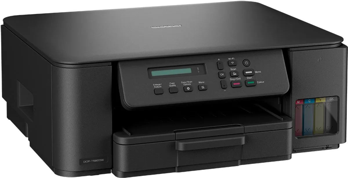 Brother DCP-T580DW Inkttankprinter - A4 - 150 Vel - 25 ppm - Zwart