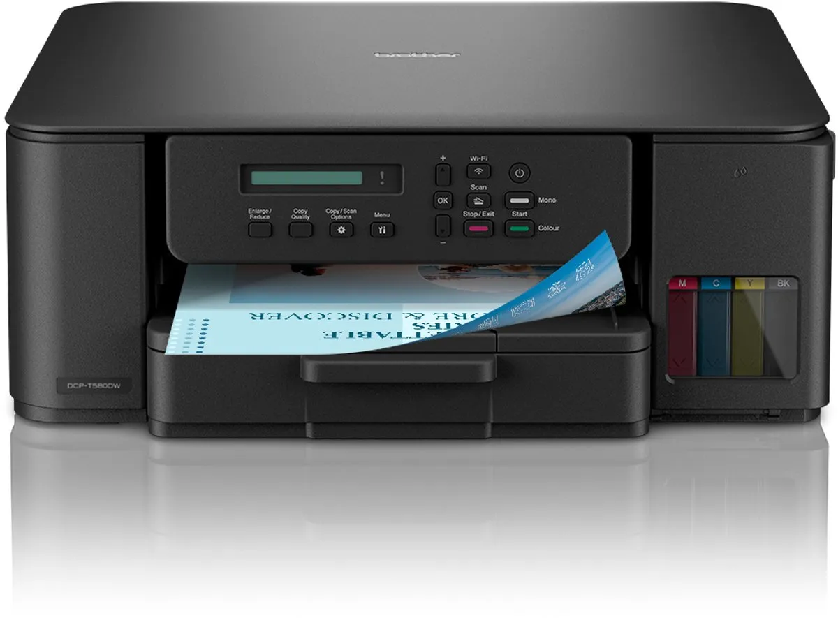 Brother DCP-T580DW Inkttankprinter - A4 - 150 Vel - 25 ppm - Zwart