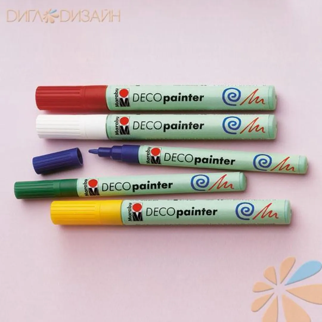 Marabu Decoratie Verfstift 1-2mm - Zilver