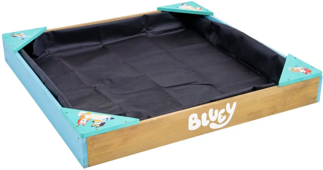 TP Toys Houten Zandbak met Bodemzeil en Beschermhoes