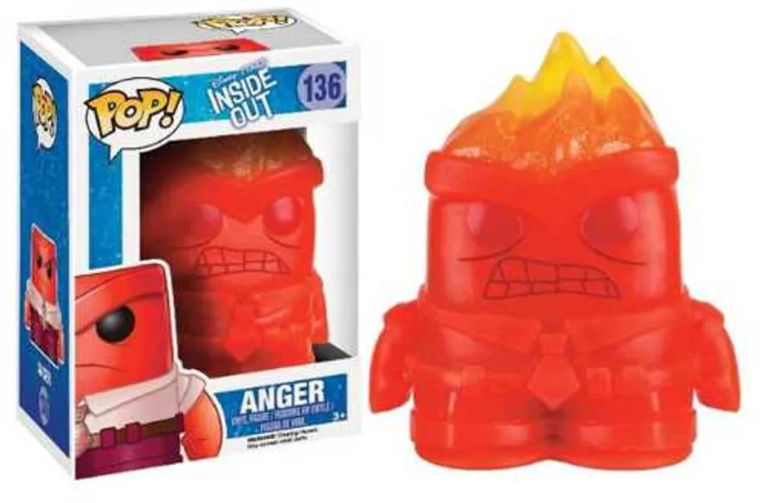 Funko Pop! Inside Out Anger #136 Crystal Version - Multi