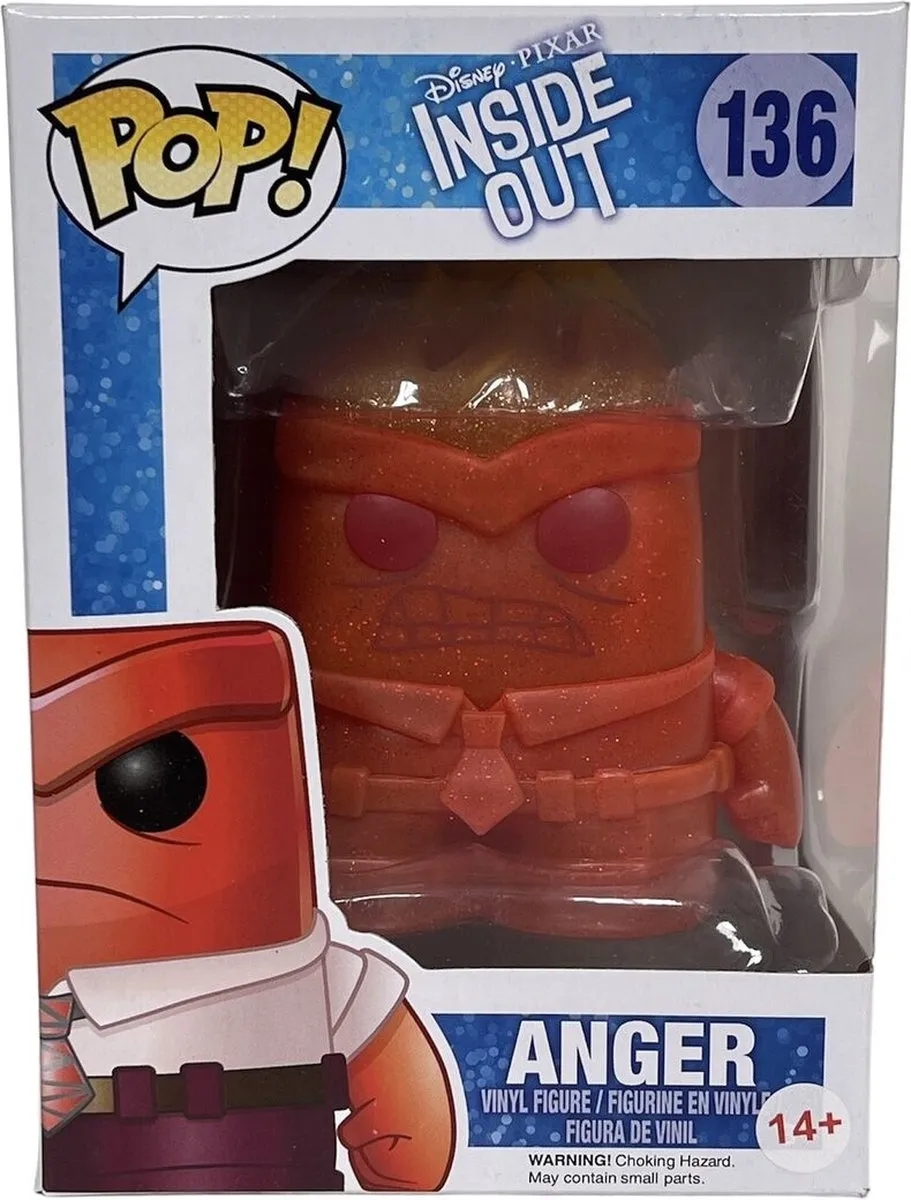 Funko Pop! Inside Out Anger #136 Crystal Version
