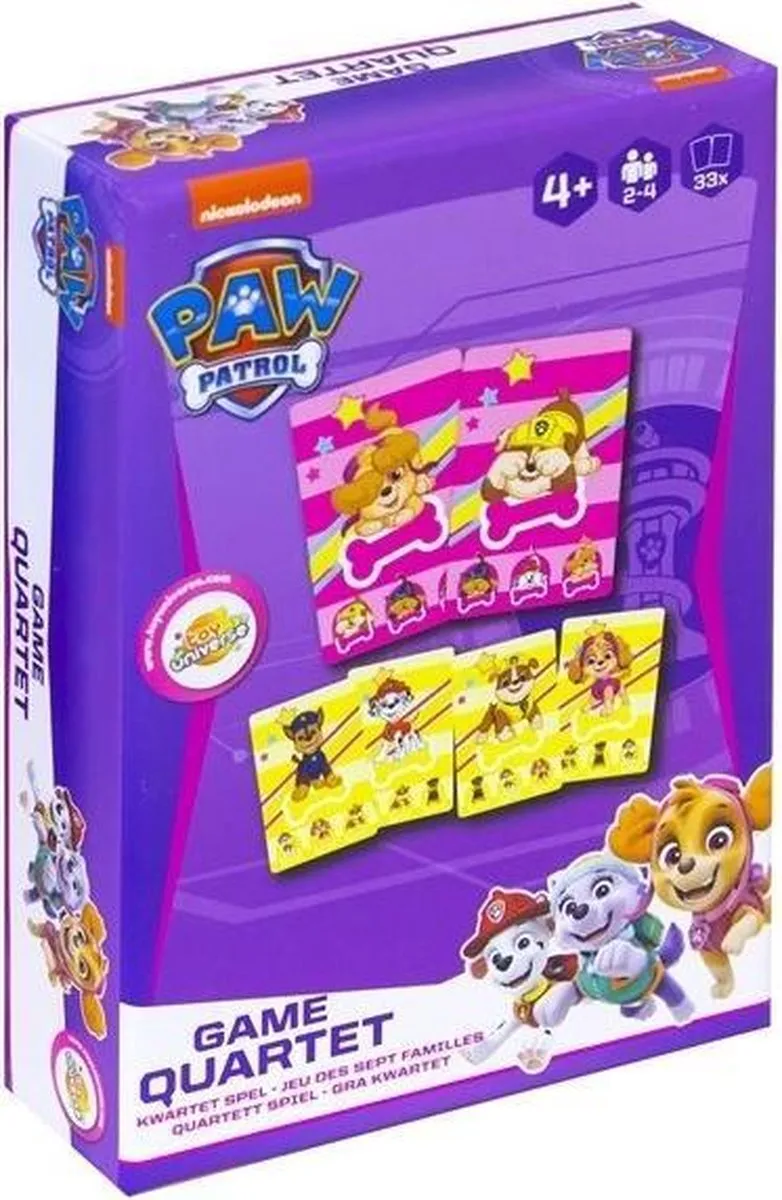 Toy Universe Paw Patrol Kwartetspel