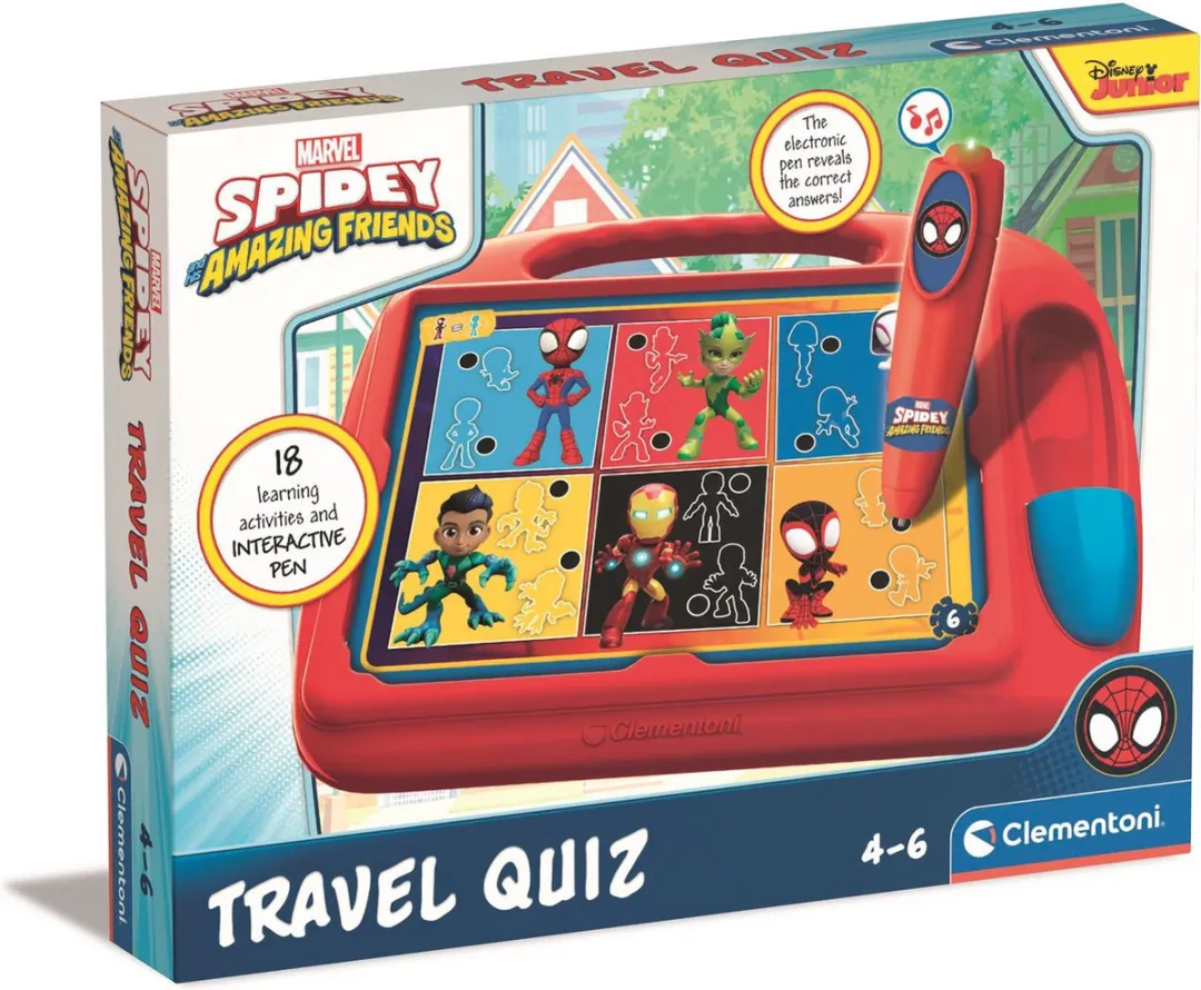 Clementoni Spidey Travel Quiz Educatief Spel 16806