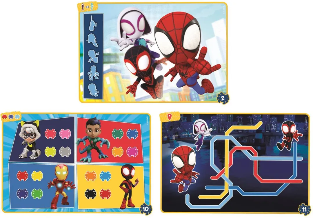 Clementoni Spidey Travel Quiz Educatief Spel 16806 - Multicolor