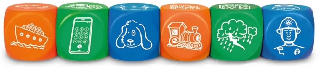 Learning Resources Story Starter Picture Cubes 950LSP7021UK - Meerkleurig