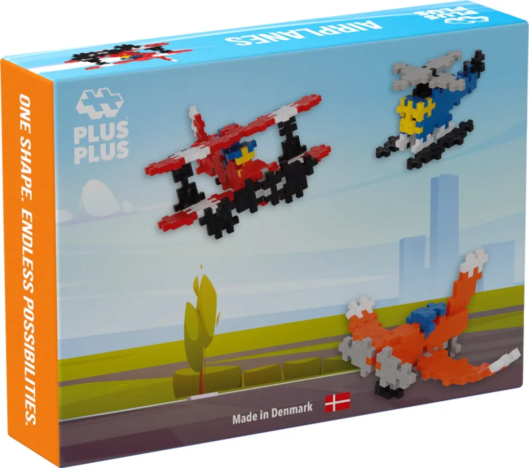 Plus-Plus Basic Vliegtuigen 170-delig - Bouwset - Multicolor