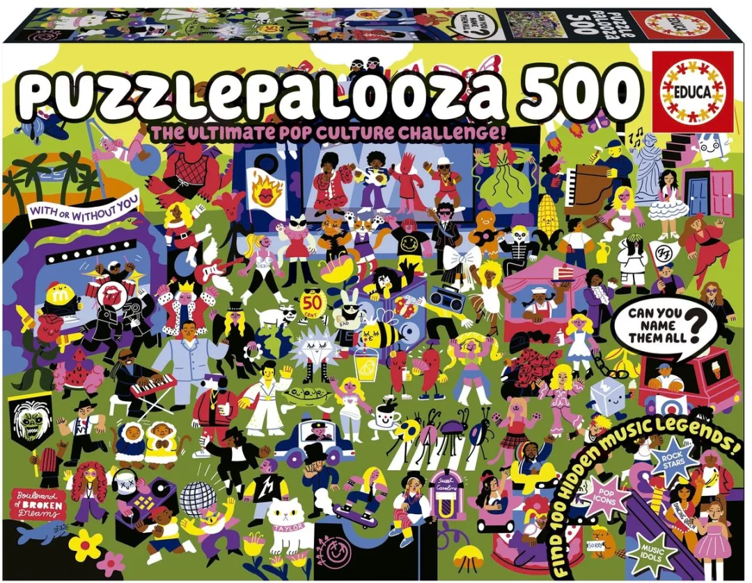 Educa Palooza Legpuzzel 500 Stuks - Meerkleurig