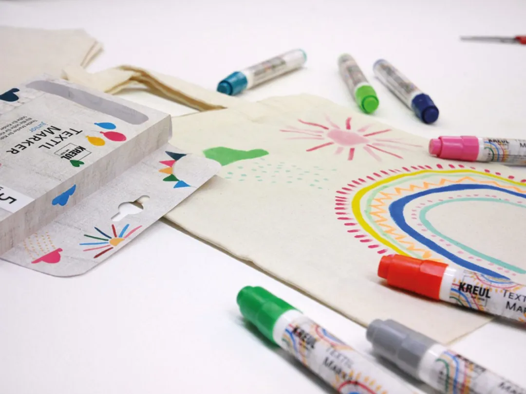 Kreul Textielstiften Junior Set 8 Stuks