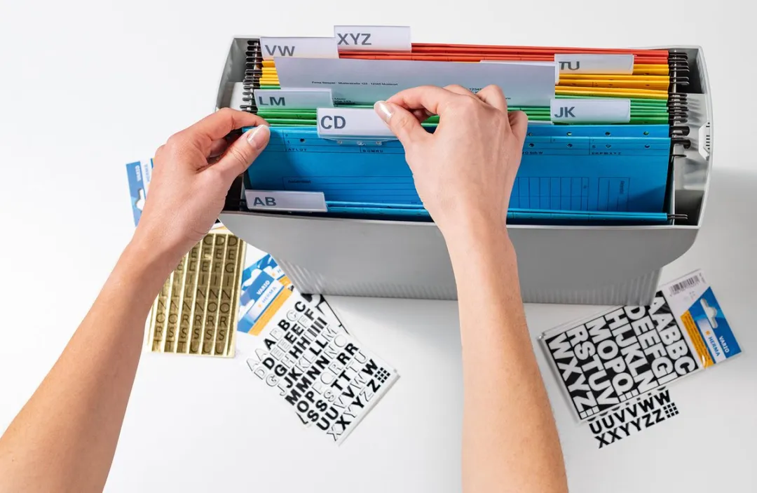 Herma Alfabet Stickers A-Z Mat Wit 15mm - Watervast